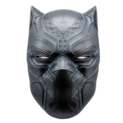 A picture of a 2 oz Black Panther Silver Icon Coin (2021)